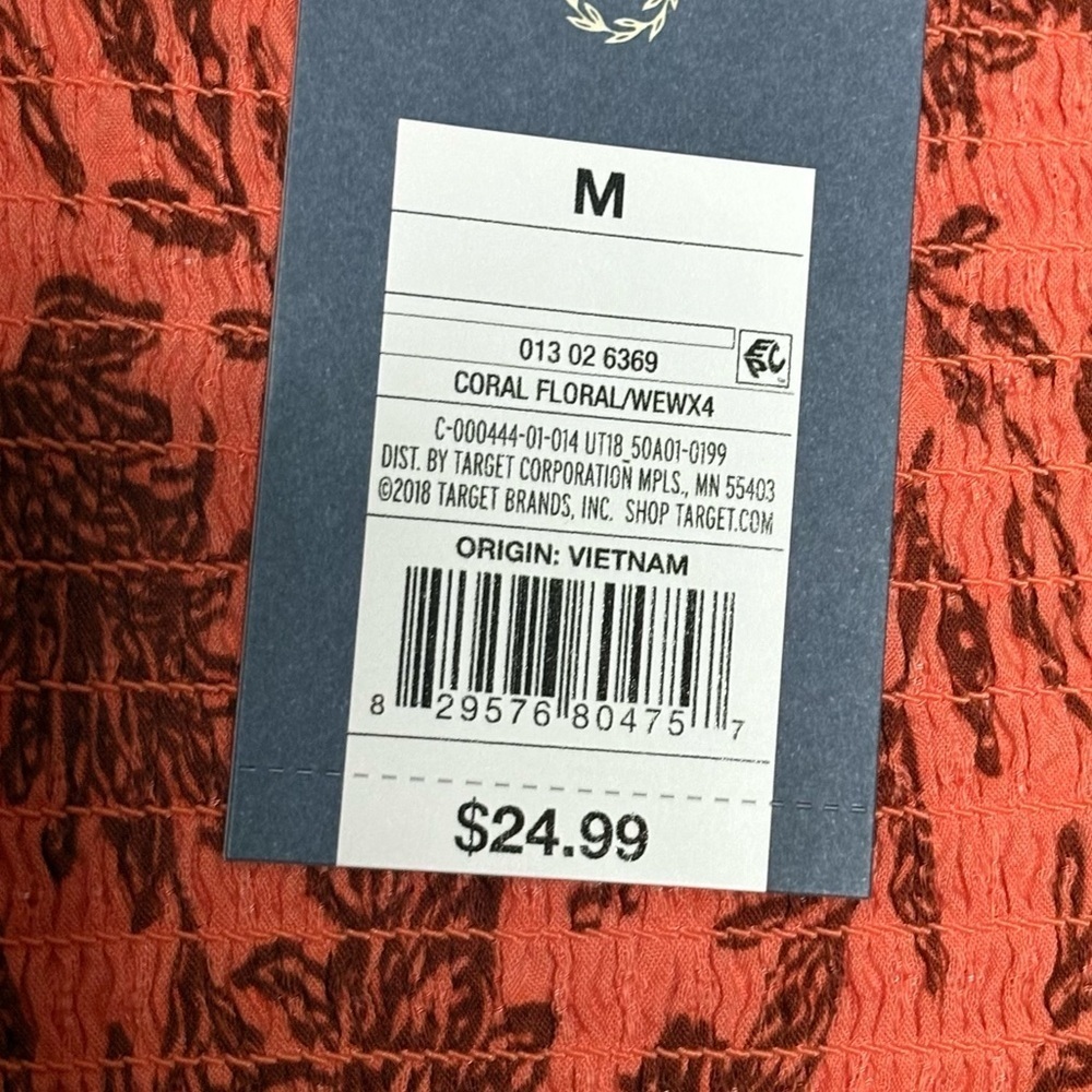 Universal Thread Coral Patterned Blouse - Picture 12 of 12